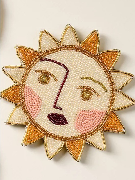 Anthropologie Other - ANTHROPOLOGIE NWT alchemia whimsical beaded sun coaster